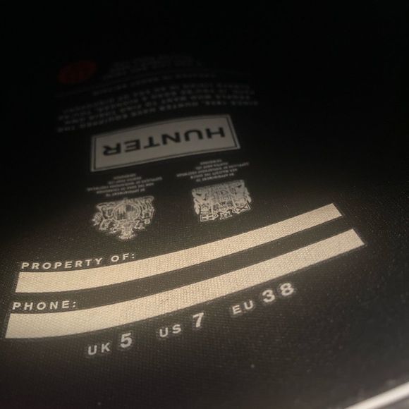 Hunter Original Limited Edition Tall Botanical Print Wellington Boot Siz… - Picture 11 of 12